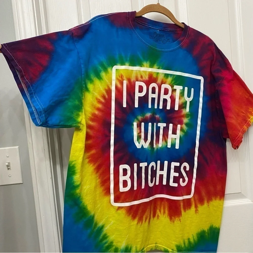 Tie Dye Graphic Tee | Spencer’s XL - Picture 3 of 8